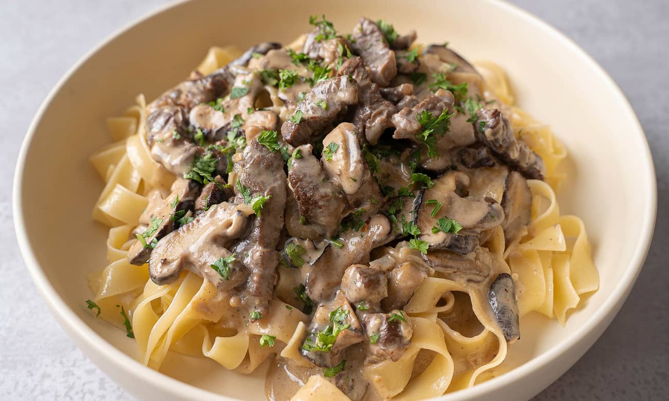 Beef Stroganoff