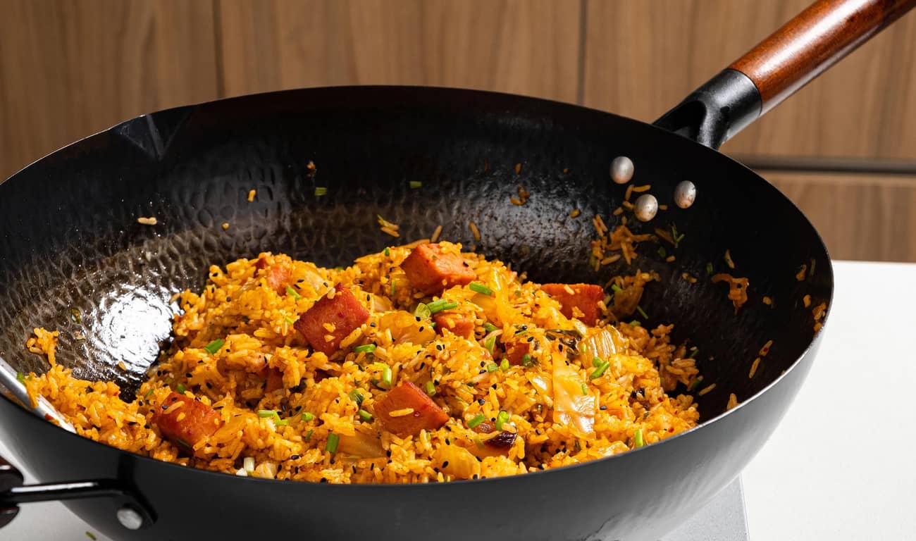 Spam Kimchi Fried Rice