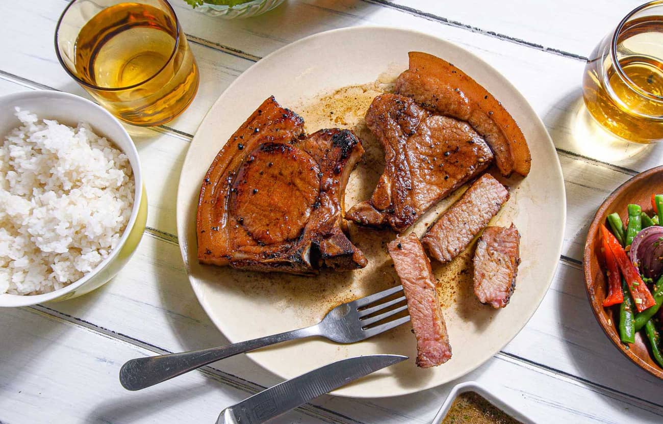 Pan-Seared Pinoy Porkchops