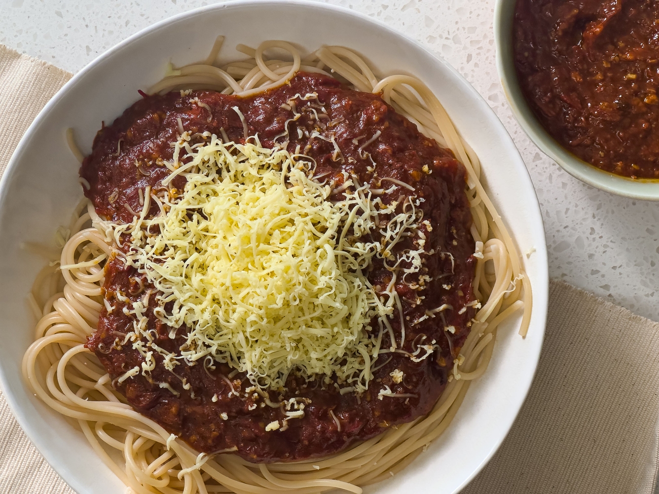 Corned Beef Spaghetti