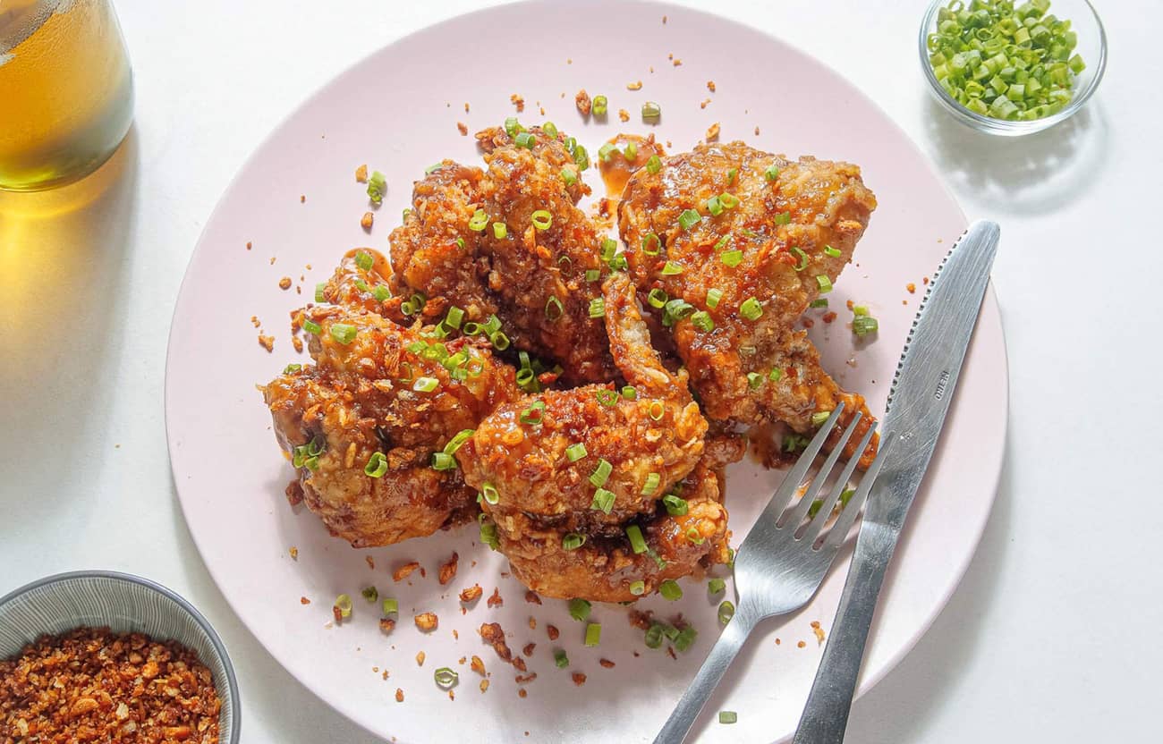 Honey Bagoong Chicken Wings