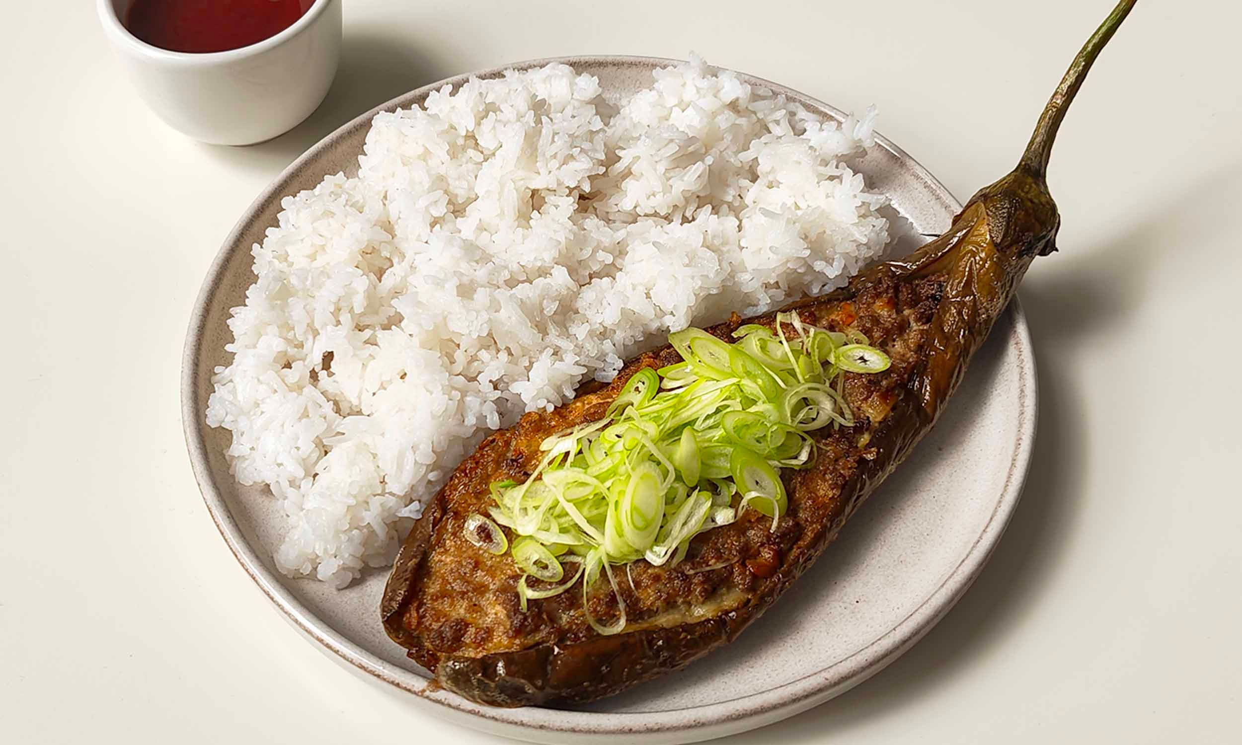 Tortang Talong with Giniling