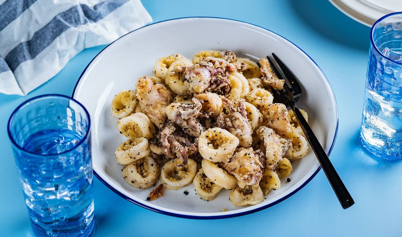 Lime and Pepper Squid