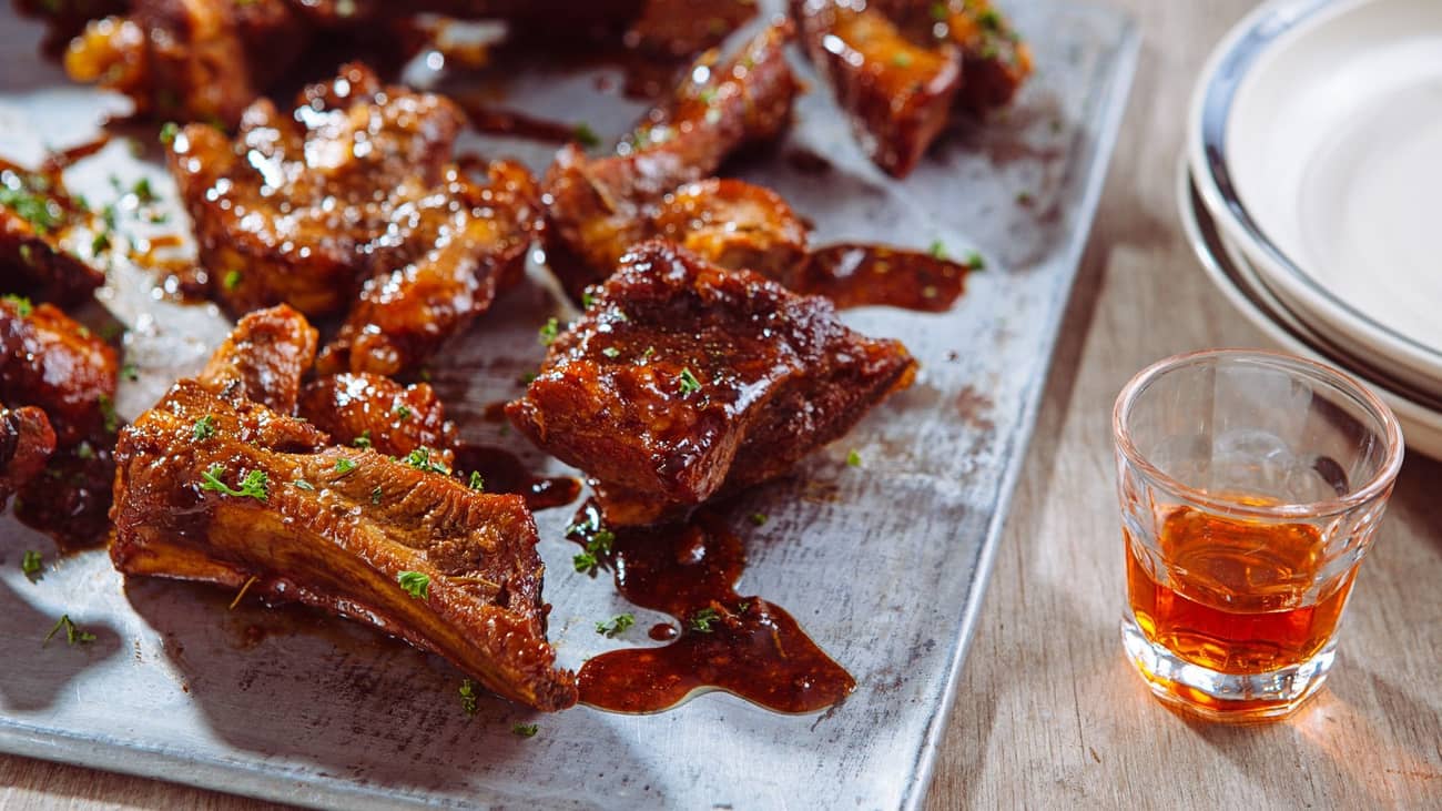 Rum Coke-Glazed Ribs