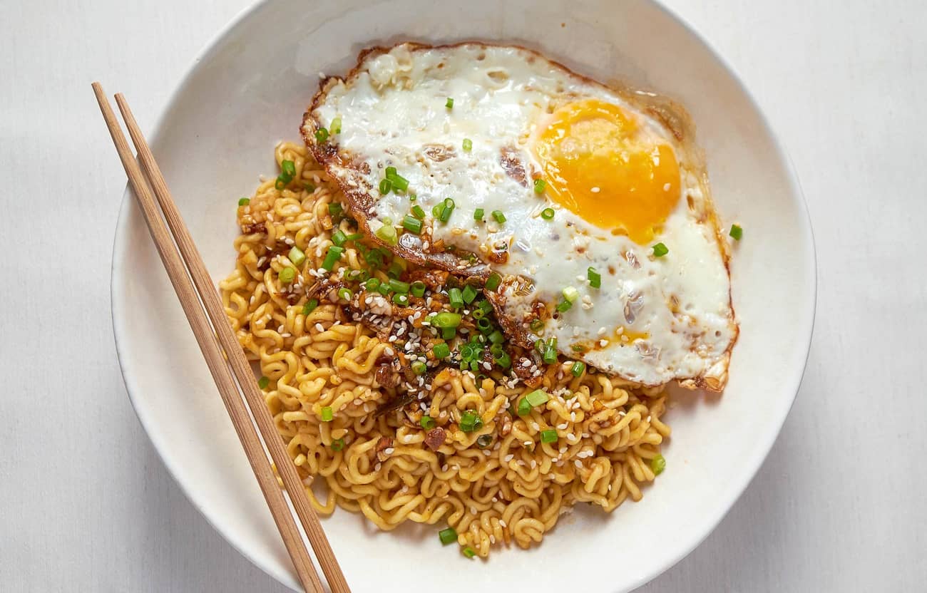 Chili Garlic Instant Noodles