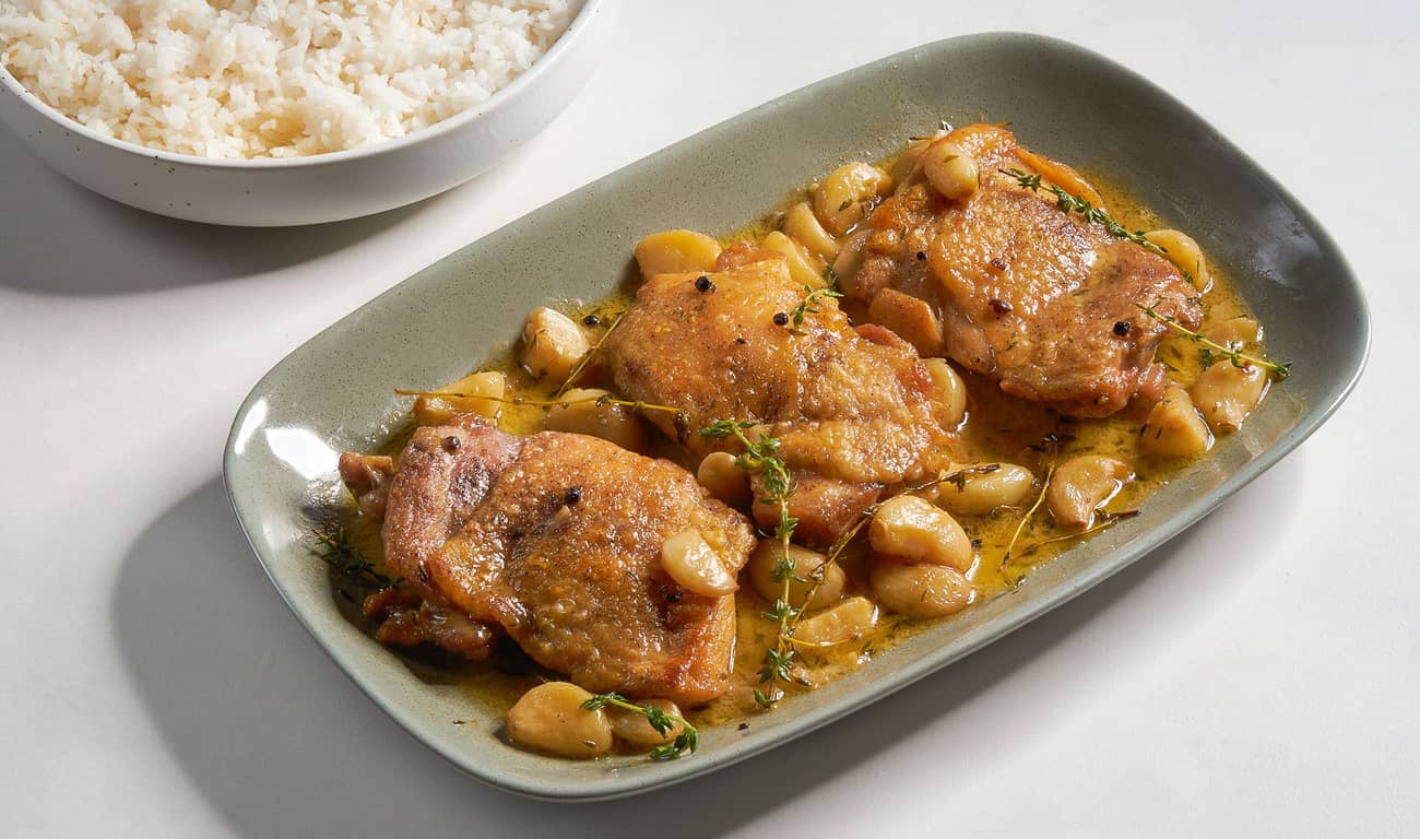 Creamy Garlic Chicken Thighs