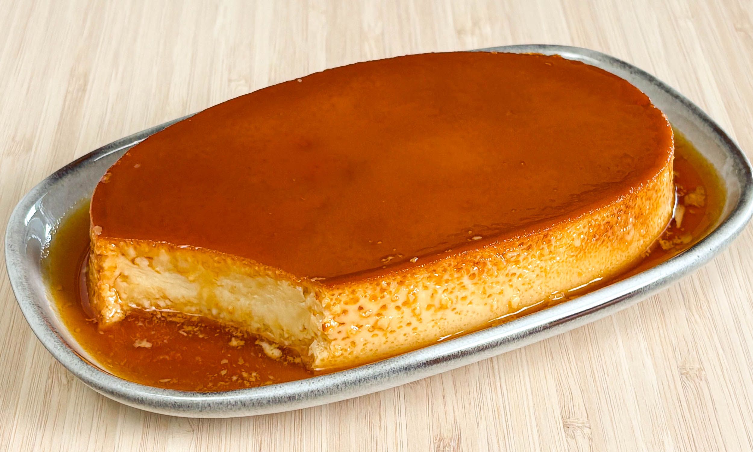 Egg Shell Leche Flan