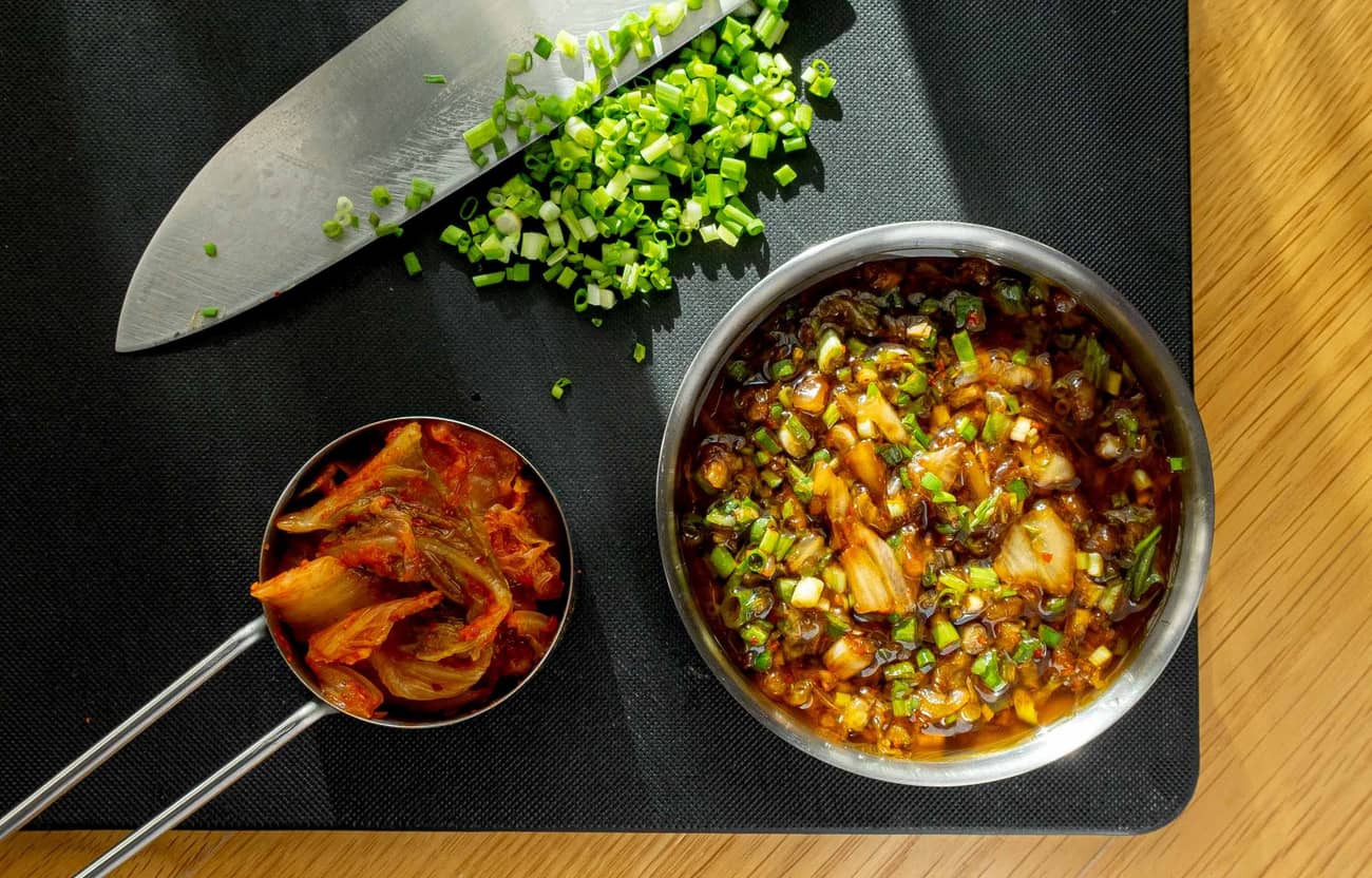 Easy Kimchi-Green Onion Sauce