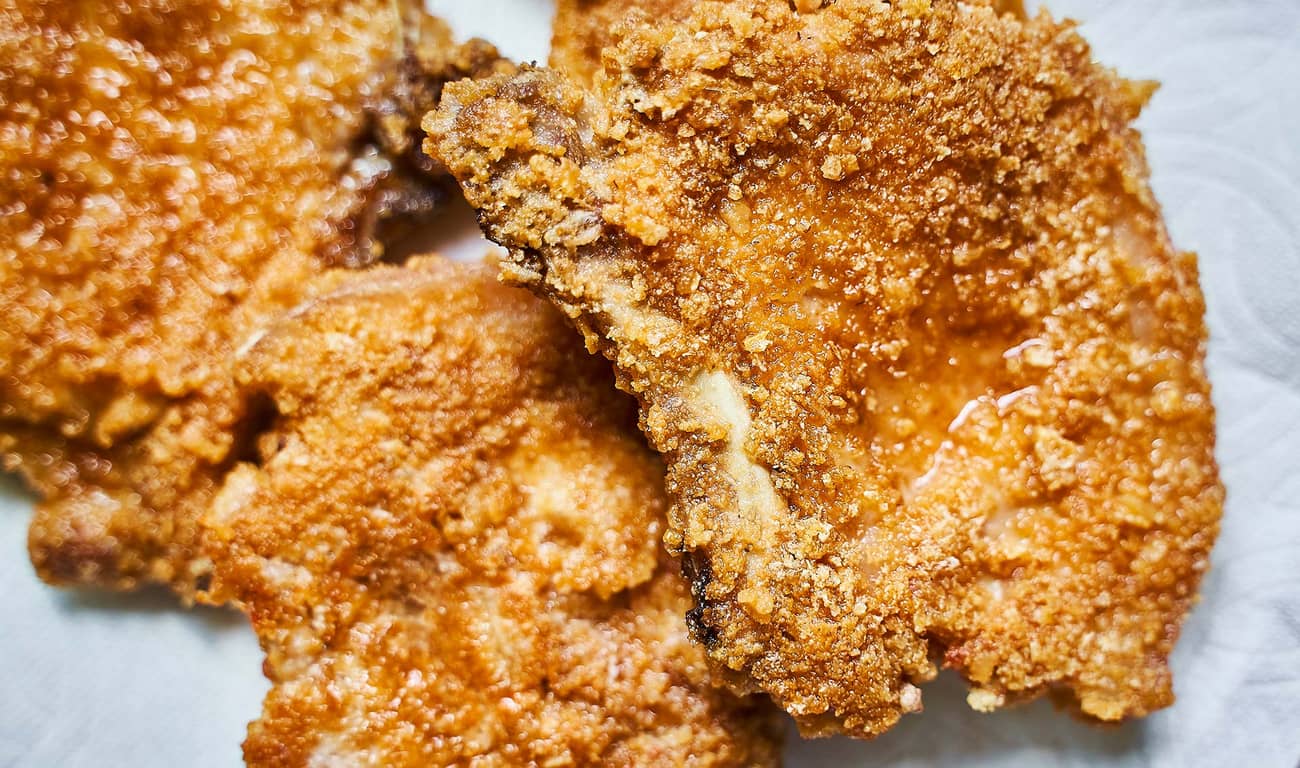 Chicharon-Crusted Pork Chops