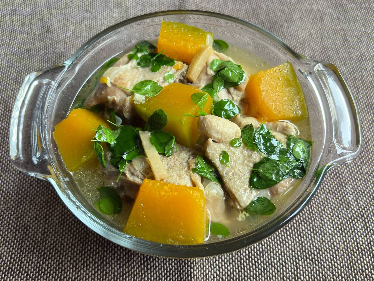 Tinola with Kalabasa (Squash)