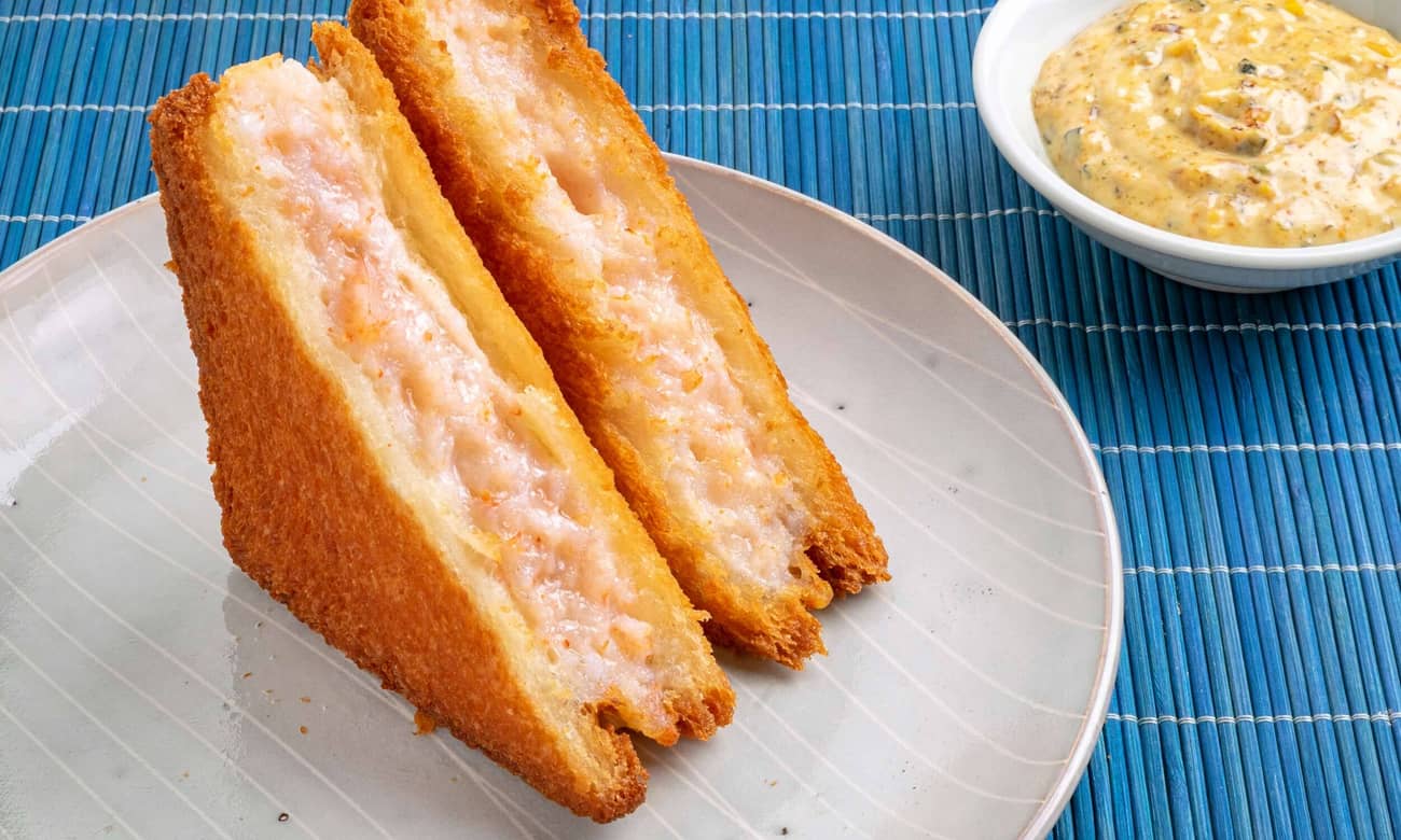 Crispy Korean-Style Shrimp Toast