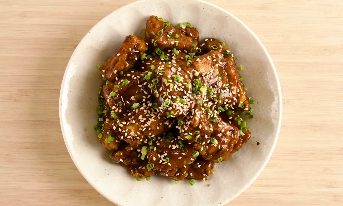 Orange Tokwa (Crispy Firm Tofu in Orange